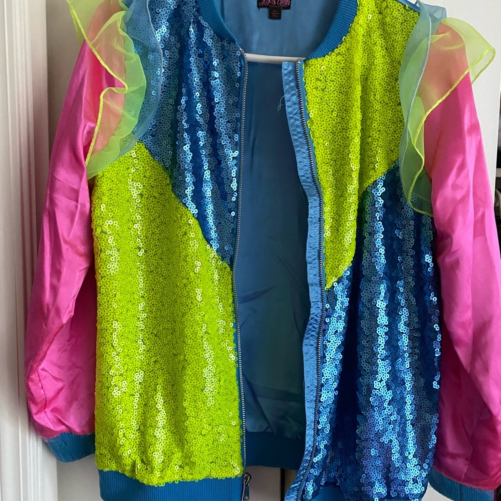 Nickelodeon Pink and Blue Sequin Jacket